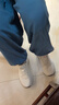 回力休閑鞋男旋轉(zhuǎn)紐扣透氣鞋子男跑步運(yùn)動(dòng)鞋子男 3205M 白色 40 曬單實(shí)拍圖