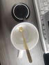 瓷秀源馬克杯帶蓋帶勺牛奶杯子陶瓷創(chuàng)意水杯女咖啡杯歐式情侶杯 小金貓-C款 曬單實(shí)拍圖