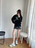 ZHR厚底女鞋新款百搭學(xué)生運動(dòng)鞋女輕便跑步撞色休閑鞋 IF12 米黑 37 曬單實(shí)拍圖