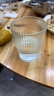 翻口杯豎條紋玻璃咖啡杯風(fēng)琴水杯家用高顏值竹節(jié)杯拿鐵牛奶果汁杯 豎紋竹節(jié)杯 1個(gè)裝 380ml 曬單實(shí)拍圖