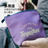 m square手拿包零錢(qián)包小手包收納包小化妝包姨媽巾包小方包隨身 曬單實(shí)拍圖