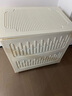 納份愛(ài)衣服收納箱特大號衣物整理箱翻蓋可折疊大容量家用玩具被子儲物柜 巨無(wú)霸225L【透明上開(kāi)門(mén)】奶黃色 1個(gè)裝 曬單實(shí)拍圖
