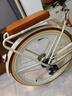飛鴿（FLYING PIGEON）自行車(chē)成人通勤車(chē)自行車(chē)學(xué)生單車(chē)成人自行車(chē)通勤自行車(chē)女士自行車(chē) 豪華奶油米|6速|(zhì)一體輪+禮包 26寸適合160-185cm 曬單實(shí)拍圖