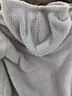 南極人（Nanjiren）男士睡衣男仿半邊絨加絨加厚秋冬抗寒保暖連帽款可外穿家居服套裝 深灰 2XL 【建議140-160斤】 曬單實(shí)拍圖