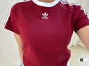 阿迪達斯 adidas【滔搏運動(dòng)】三葉草女子3S CALI TEE SST恤 KF0314 M 曬單實(shí)拍圖