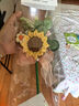 教師節禮物送給老師實(shí)用花束筆幼兒園大班畢業(yè)紀念有意義的謝師禮 成品-向日葵+康乃馨禮袋裝【2個(gè)裝】 曬單實(shí)拍圖