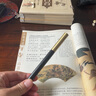玉水湖鋼筆式毛筆軟筆書(shū)法筆自帶墨水小楷墨囊軟筆式吸墨便攜細(xì)狼毫抄經(jīng)筆 酸枝木+黑檀木+墨囊50支+筆頭 曬單實(shí)拍圖