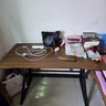 全品屋實木電腦桌家用臺式電競游戲桌子學習辦公寫字桌臺臥室培訓長條桌 【18mm加厚實木芯】胡桃色120*60 曬單實拍圖