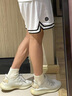 宇橋敘椰子鞋350滿天星莆田男鞋新款透氣休閑鞋運(yùn)動跑步情侶鞋子男 白黃雛菊【純原版本】 42 碼 曬單實(shí)拍圖