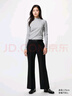 優(yōu)衣庫【驚喜價(jià)】女裝羅紋高領(lǐng)T恤/長(cháng)袖小高領(lǐng)內搭479588 00 白色 M /160/84A 曬單實(shí)拍圖