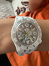 斯沃琪（Swatch）瑞士手表 潛航系列 時(shí)尚夜光透視石英腕表中秋節禮物石英手表 皓月潛航 SSCU09K100 曬單實(shí)拍圖