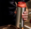 雙立人（ZWILLING）保溫杯杯子便攜水杯泡茶杯提手茶濾杯316L不銹鋼內膽節日禮物送禮 漿果紅 450ml 曬單實(shí)拍圖