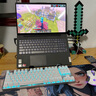 惠普（HP）GK200機械鍵盤(pán)有線(xiàn)辦公游戲鍵盤(pán) 20種背光燈效 87鍵電競鍵盤(pán)鼠標套裝電腦外設鍵鼠 皎月白【青軸】冰藍光 曬單實(shí)拍圖
