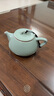 祥業(yè)song杯子汝窯泡茶壺陶瓷大號功夫茶具西施壺汝瓷單壺提梁壺泡茶器 大石瓢壺 260ml 曬單實(shí)拍圖
