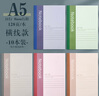 佐瀾哲 10本裝A5軟面抄筆記本本子64張128頁(yè)軟抄本加厚記事本簡(jiǎn)約商務(wù)工作本會(huì)議記錄本日記本文具定制 曬單實(shí)拍圖