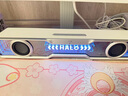 漫步者花再Halo SoundBar桌面音響音箱家用臺式電腦游戲音響長(cháng)條有線(xiàn)音箱藍牙5.4RGB燈效 破曉白 曬單實(shí)拍圖