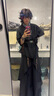 安初夏山.本風(fēng)裁片拼接流蘇闊腿裙褲男女春秋復(fù)古小眾寬松休閑中性西褲 黑色【單褲子】送一條流蘇繩 M 曬單實(shí)拍圖
