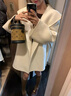 春乏2026秋冬斗篷雙面絨毛呢外套女寬松溫柔連帽小個(gè)子短款呢子大衣 米白色【寬松版型,卡碼拍小】 XS 建議105斤以下【寬松版型,卡碼拍小】 曬單實(shí)拍圖