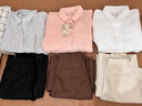 無(wú)印良品（MUJI）女式 漢麻水洗襯衫領(lǐng)長(zhǎng)袖襯衫女士襯衣外套外衣 25年夏季女裝上衣 淺粉紅色 L （165/88A） 曬單實(shí)拍圖