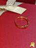 周六福（ZLF）  黃金戒指女款足金5G金編織扭戒指環(huán)彼此 計價(jià) 13號 - 2.38g 曬單實(shí)拍圖