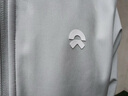 花國衫單層軟殼沖鋒上衣定制印logo秋冬工作服蔚來4s店團體服工裝外套男 連帽款—黑色 2XL 曬單實拍圖