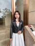 羅蒙（ROMON）皮衣女2026秋冬新款加絨加厚韓版時(shí)尚洋氣短款修身百搭顯瘦皮夾克 黑色 XL 曬單實(shí)拍圖
