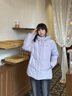 波司登25年羽絨服女士冬季90絨加厚連帽寬松短款休閑百搭保暖外套 曬單實(shí)拍圖