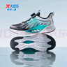特步（XTEP）童鞋【氫風(fēng)8.0護(hù)足跑鞋】夏季透氣旋鈕扣飛彈科技機(jī)器人同款跑鞋 黑/極光綠【氫風(fēng)8.0】 38 碼 曬單實(shí)拍圖