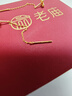 老廟黃金耳線999足金耳釘女款耳環(huán)花朵時尚耳飾生日情人節(jié)禮物送女友 足金耳線 花樣年華（約1.2g） 曬單實拍圖