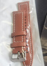適用華為表帶gt2gt3gt4/gt5/gt2pro真皮牛皮表帶watch3pro手表帶 【棕色】 適用:華為GT4/GT5(46mm) 曬單實(shí)拍圖