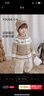 babycare兒童羽絨服連帽紅嘴雁絨男童冬裝嬰幼兒女童裝外套2024新款 奶酪白 100cm 曬單實(shí)拍圖