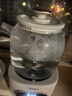 美的（Midea）花漾0膠水全玻璃全自動(dòng)養(yǎng)生壺 多功能煮茶壺 母嬰燒水壺恒溫電熱水壺煮茶器花茶壺1.2L YS12B102 曬單實(shí)拍圖