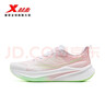 特步【粉綠登場(chǎng)】?jì)汕Ч锶苄笟鉁p震輕便耐磨體測運動(dòng)鞋 曬單實(shí)拍圖