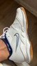 耐克（NIKE） 網(wǎng)球鞋費德勒男子air zoom vapor pro網(wǎng)球比賽款專(zhuān)業(yè)球鞋 CZ0220-133 男款 米白/藍 43 曬單實(shí)拍圖