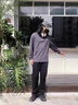 XJSGS官方國際正品牌男士高端休閑褲秋季寬松運動(dòng)長(cháng)褲子輕奢侈直筒褲 高檔燕麥色【現貨速達】 春秋款 3XL 建議【180-200斤】 曬單實(shí)拍圖