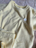 Q21【厚暖】小暖皮兒童保暖內衣套裝男女童寶寶校服神器保暖衣褲 奶黃色【厚暖 適合-5~5℃】 140 曬單實(shí)拍圖