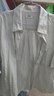森馬（Semir）短袖襯衫男復古條紋襯衣2025夏季外套肌理感109325104203 曬單實(shí)拍圖