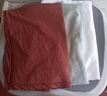 無印良品（MUJI）女式 雙股天竺編織法國袖T恤上衣打底衫內(nèi)搭女裝25年夏季BB2RPA5S 淺藍色 M (160/84A) 曬單實拍圖