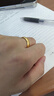 卡鉑亞古法黃金戒指男女款 足金999素圈戒指實(shí)心情侶結婚對戒送老婆 古法黃金戒指 12.22克 寬約6mm 曬單實(shí)拍圖