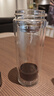 京東京造雙層加厚玻璃杯 無鉛高硼硅帶茶隔水杯304茶隔泡茶杯男士360mL 曬單實拍圖