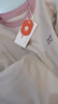 貓人兒童內(nèi)衣套裝純棉女童秋衣秋褲中大童半高領(lǐng)棉毛衫 米色 170  曬單實(shí)拍圖