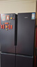 西門(mén)子（SIEMENS）605升十字四開(kāi)對開(kāi)門(mén)家用冰箱家電國家補貼 超大容量一級能效無(wú)霜冷藏保鮮大怪獸湖蘊藍K56L56CMEC 曬單實(shí)拍圖