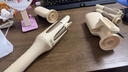 HYUNDAI全自動(dòng)卷發(fā)棒神器負離子直發(fā)梳32mm蛋卷大波浪宿舍持久定型不傷發(fā)生日七夕情人節禮物送女友三合一 典雅金【蛋卷頭+直發(fā)梳+28/32/40mm】 曬單實(shí)拍圖