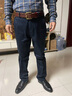 KBXNG勁霸品牌男裝高端純棉男士休閑褲小直筒百搭舒適商務(wù)男裝新款褲子 藏青色 31 【二尺四腰圍】 曬單實(shí)拍圖