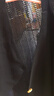 美洋（MEIYANG）小燕子開(kāi)衫天絲亞麻混紡慵懶V領(lǐng)短款鏤空針織外套時(shí)尚百搭開(kāi)衫女 黑色 M 曬單實(shí)拍圖
