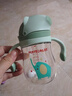 安兒欣兒童水杯學(xué)飲杯吸管杯幼兒園水杯水壺寶寶喝水杯子防嗆ppsu 萌寵恐龍 240ml （9M+一字閥吸嘴） 曬單實(shí)拍圖