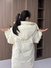 BOSIDENG25新款羽絨服女中長(cháng)款90絨連帽時(shí)尚休閑厚冬季保暖外套B250245252 珠光米7F87 M 165/88A 體重約110-120斤 曬單實(shí)拍圖