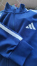 adidas經(jīng)典休閑三條紋長(cháng)袖套裝男女秋季阿迪達斯官方輕運動(dòng)   深藍 (偏小，推薦買(mǎi)大1碼)   M 曬單實(shí)拍圖