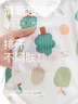 童泰（TONGTAI）嬰兒連體衣夏純棉衣服初生寶寶蝴蝶哈衣爬服提花綠色59cm 曬單實(shí)拍圖