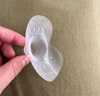 貝親 乳頭保護(hù) 乳盾 蝶翼型 超薄貼合 兩只裝 L碼 QA68 附透明收納盒 曬單實(shí)拍圖